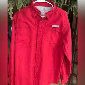 Realtree Men's Vibrant Red Shirt
